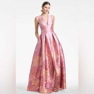 Sachin & Babi BROOKE GOWN - LIGHT SUNSET HYDRANGEA
